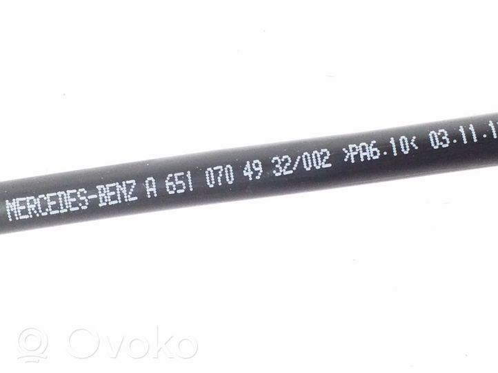 Mercedes-Benz SLK R172 Tube d'admission d'air A6510704932