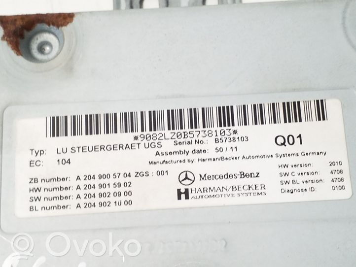 Mercedes-Benz GL X164 Console centrale, commande de multimédia l'unité principale 