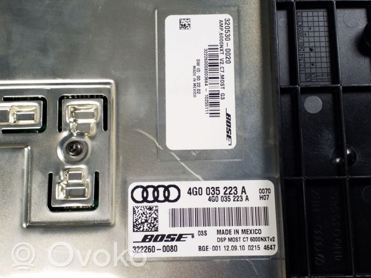 Audi A8 S8 D4 4H Garso stiprintuvas 4G0035223A