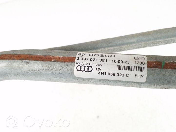 Audi A8 S8 D4 4H Tringlerie d'essuie-glace avant 4H1955023C