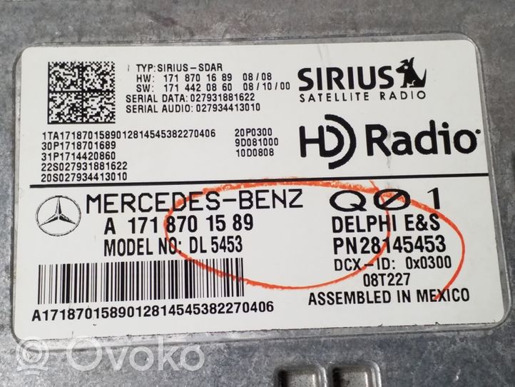 Mercedes-Benz GL X164 Altre centraline/moduli A1718701589