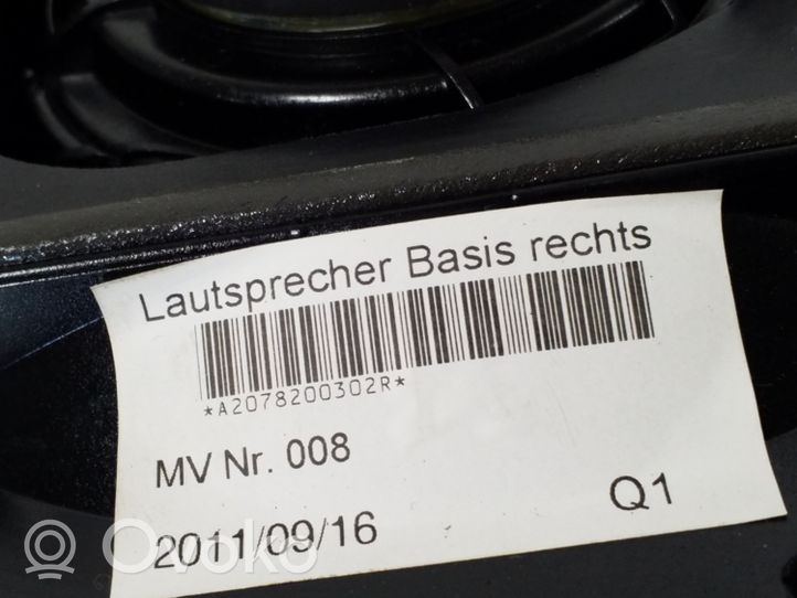 Mercedes-Benz E C207 W207 Lautsprecher Tür vorne A2078200302