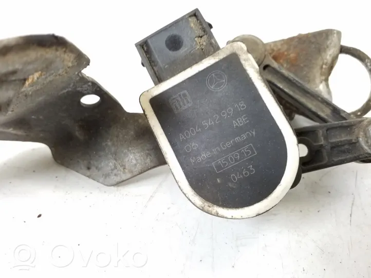 Mercedes-Benz B W246 W242 Priekšpusē piekares augstuma sensors A0045429918