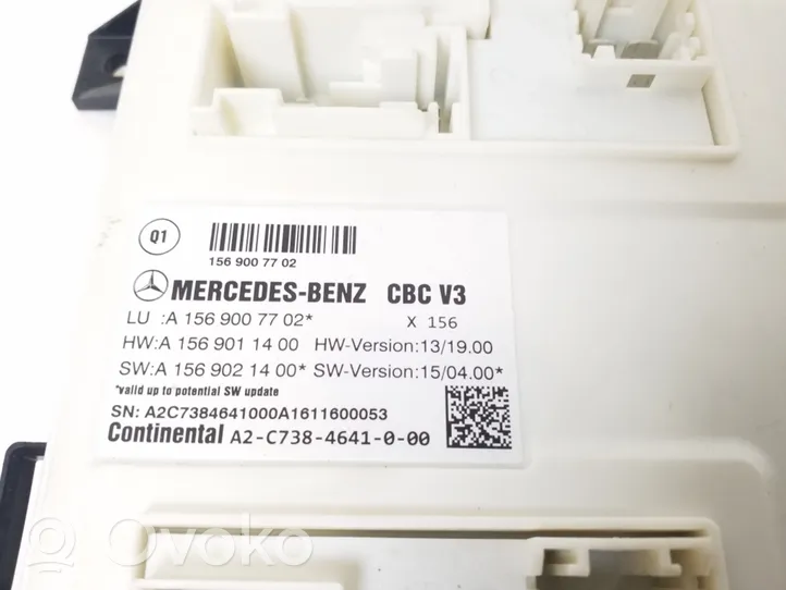 Mercedes-Benz B W246 W242 Module confort A1569007702