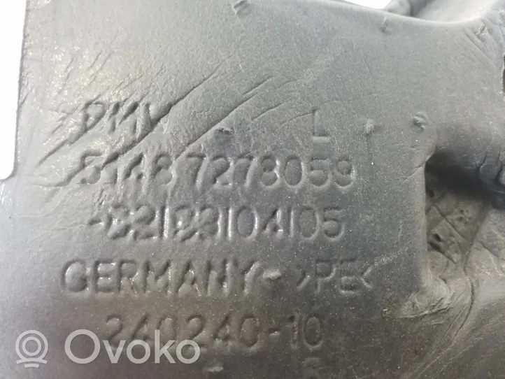 BMW X3 F25 Izolacja termiczna / wygłuszenie pokrywy / maski silnika 7278059