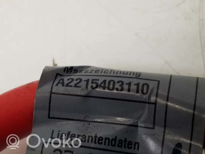 Mercedes-Benz CL C216 Câble de batterie positif A2215403110