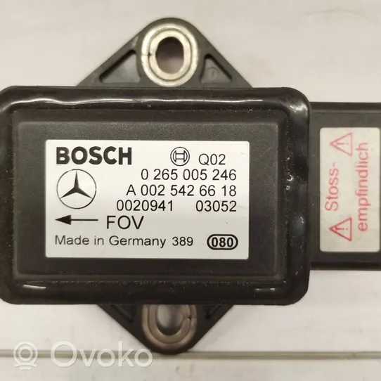 Mercedes-Benz E W211 Sensore di imbardata accelerazione ESP 0025426618