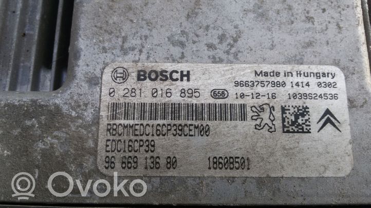 Mitsubishi Outlander Unité de commande, module ECU de moteur 0281016895