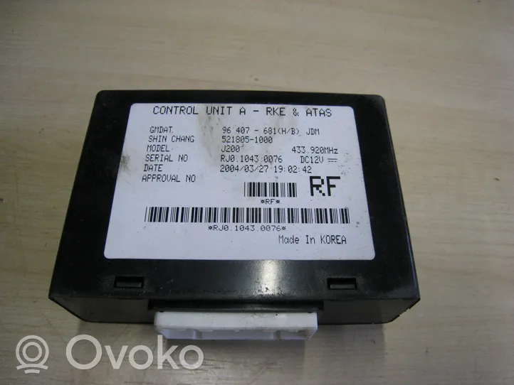 Chevrolet Lacetti Module confort 96407681