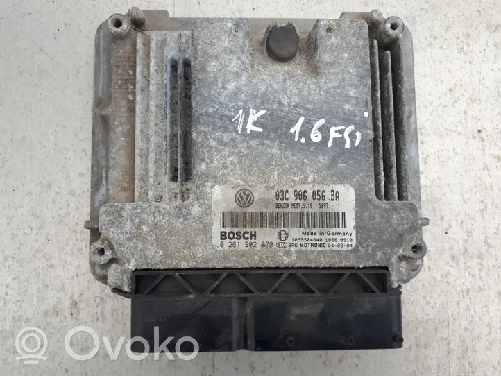 Volkswagen Golf V Komputer / Sterownik ECU silnika 03C906056BA