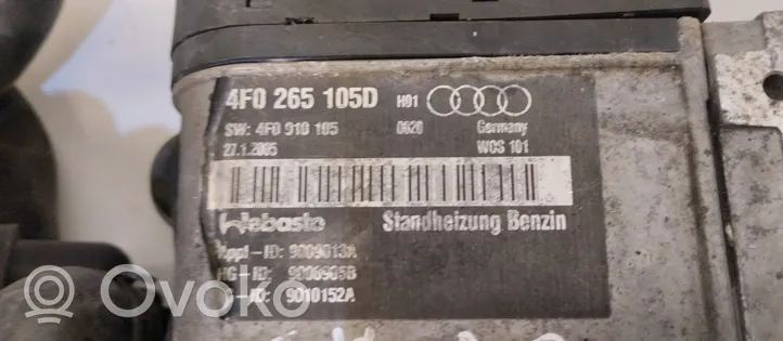 Audi A6 S6 C6 4F Autonominis šildytuvas (webasto) 4F0265105D