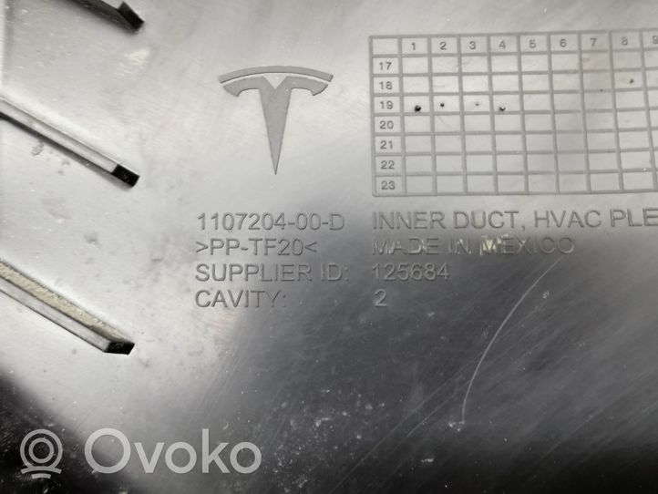 Tesla Model 3 Część rury dolotu powietrza 1107204-00-D