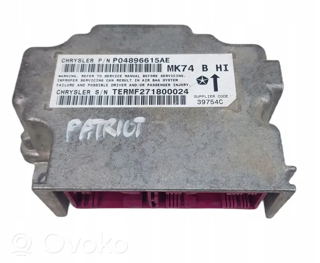 Jeep Patriot Centralina/modulo airbag P04896615AE