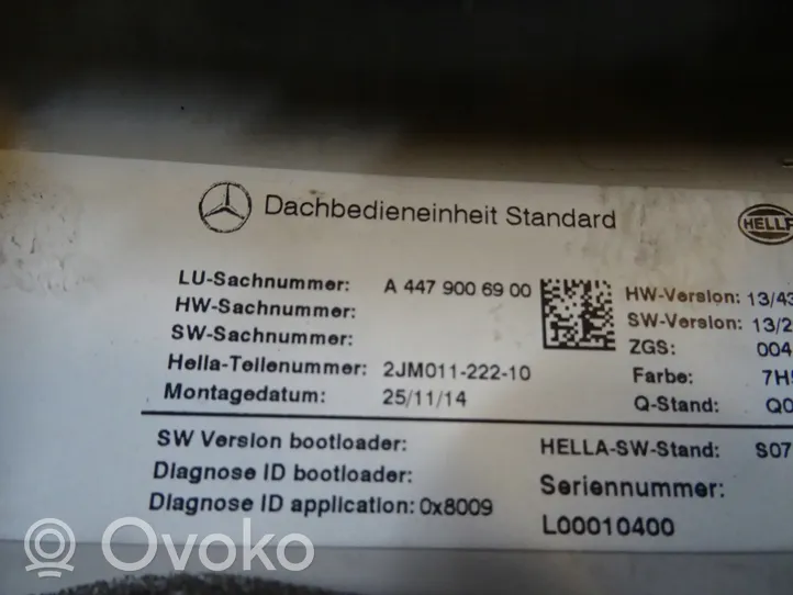 Mercedes-Benz Vito Viano W447 Światło fotela przedniego A4479006900