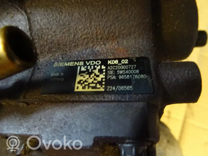 Ford Fiesta Pompe d'injection de carburant à haute pression 9658176080