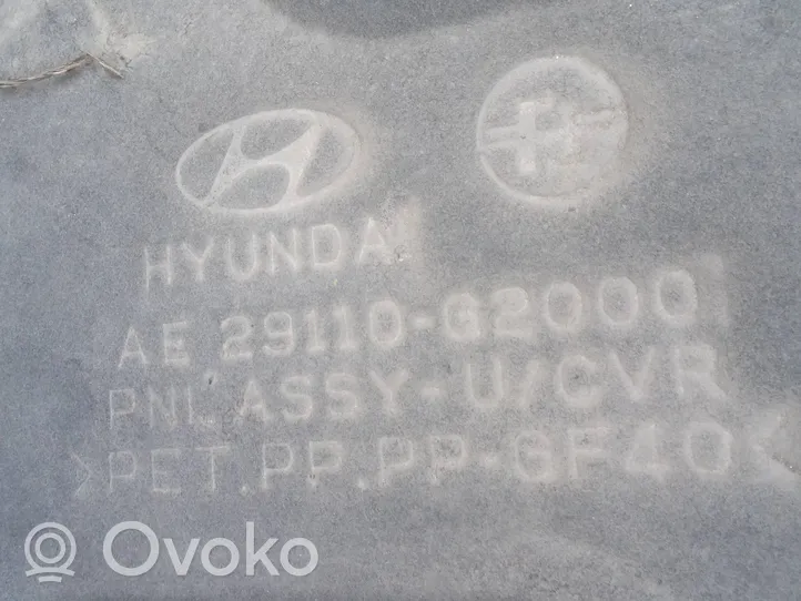 Hyundai Ioniq Placa protectora/protector antisalpicaduras motor 29110G2000