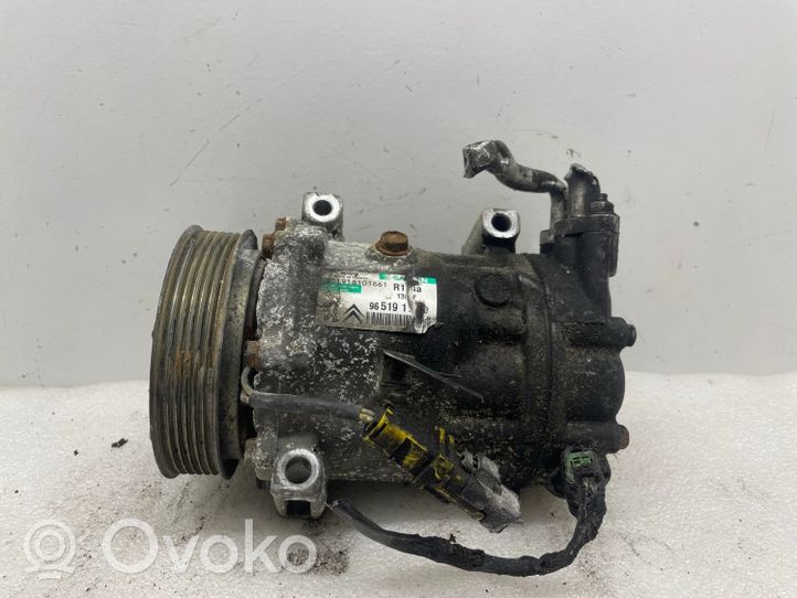 Citroen C4 SpaceTourer Air conditioning (A/C) compressor (pump) 9651910980