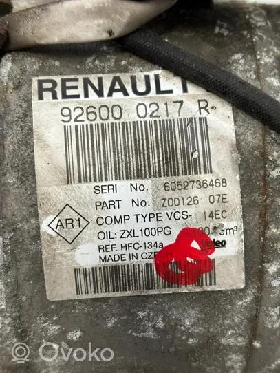 Renault Captur Air conditioning (A/C) compressor (pump) 926000217R
