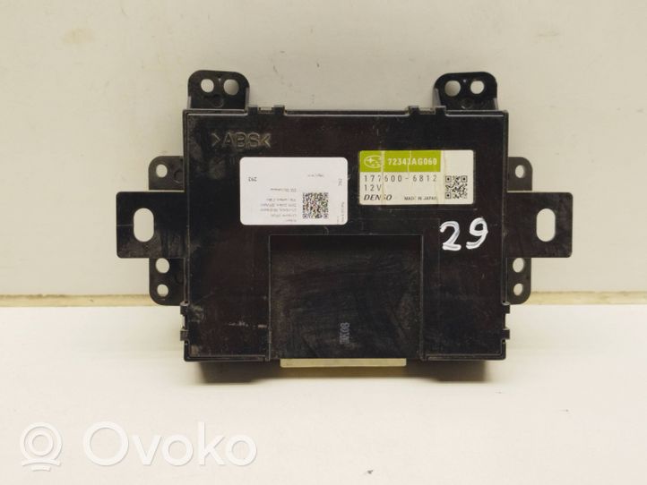 Subaru Outback Блок управления кондиционером 72343AG060