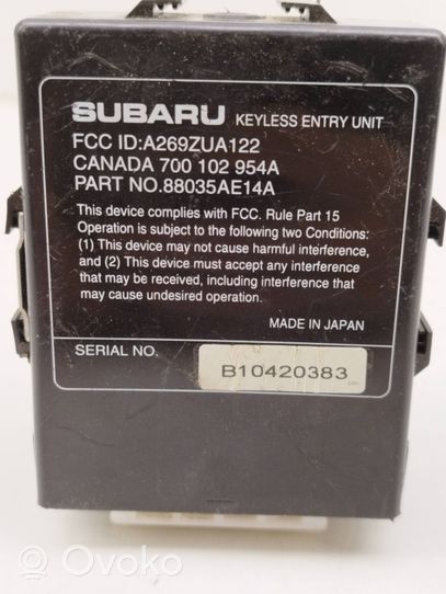 Subaru Legacy Module de contrôle sans clé Go 88035AE14A