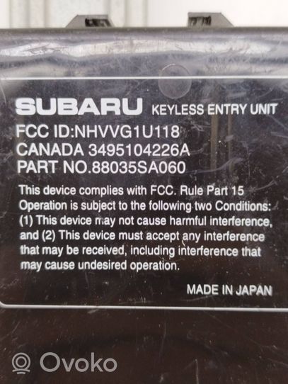 Subaru Forester SG Module de contrôle sans clé Go 88035SA060