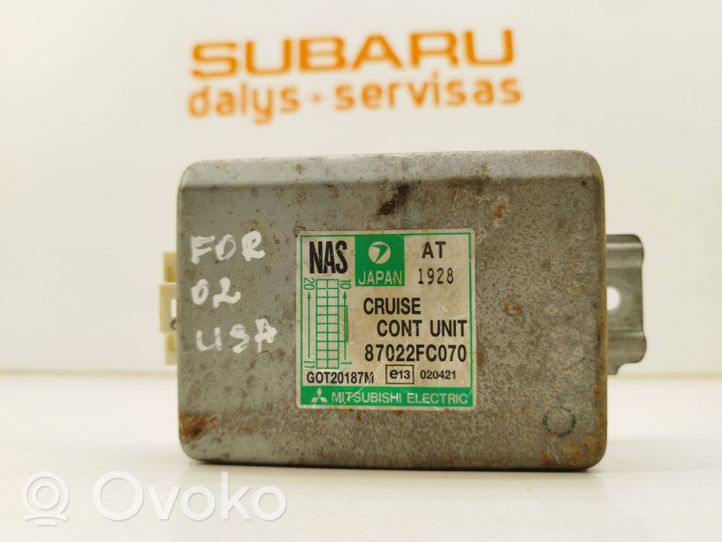 Subaru Forester SF Vakionopeussäätimen ohjainlaite/moduuli 87022FC070
