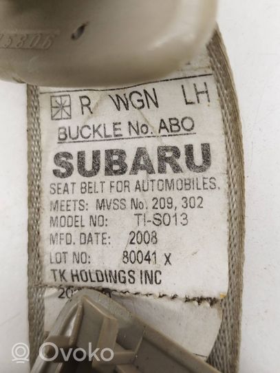 Subaru Outback Cintura di sicurezza posteriore TIS013