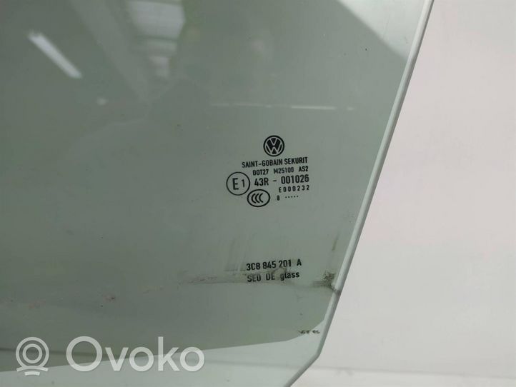 Volkswagen PASSAT CC Front door window glass four-door 3C8845201A