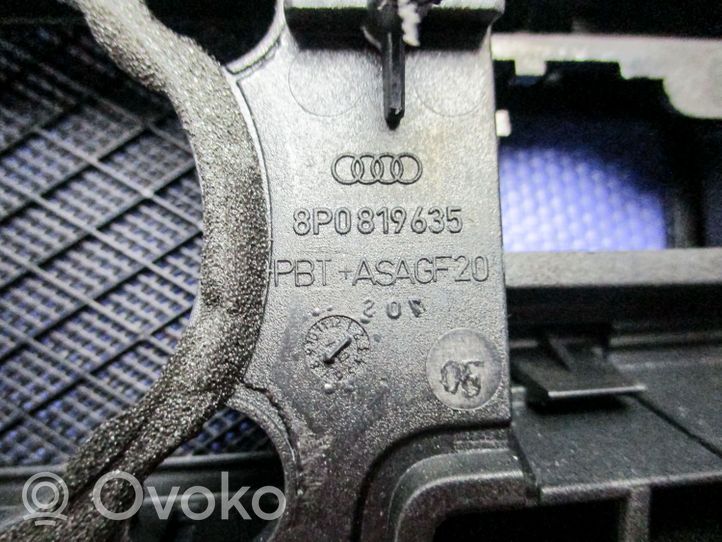 Audi A3 S3 8P Copertura griglia di ventilazione laterale cruscotto 8P0819635