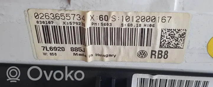 Volkswagen Touareg I Nopeusmittari (mittaristo) 