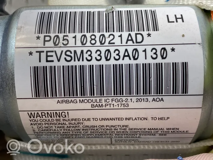 Jeep Grand Cherokee Stogo oro pagalvė (užuolaida) P05108021AD