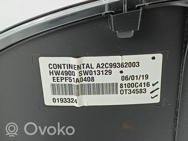 Mitsubishi Eclipse Cross Geschwindigkeitsmesser Cockpit A2C99362003