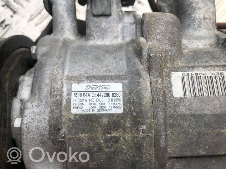 BMW 3 F30 F35 F31 Ilmastointilaitteen kompressorin pumppu (A/C) GE4472808280