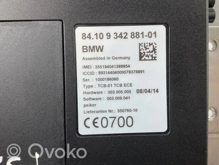 BMW 4 F32 F33 Moduł / Sterownik Bluetooth 9342881