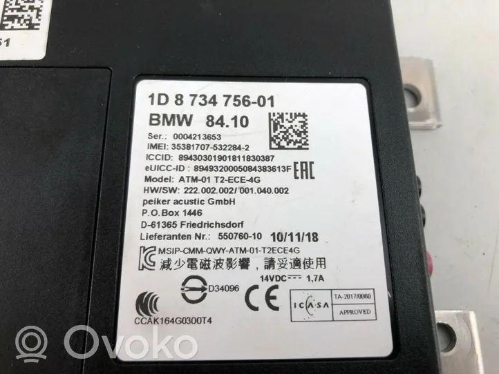 Mini One - Cooper F56 F55 Module unité de contrôle Bluetooth 8734756