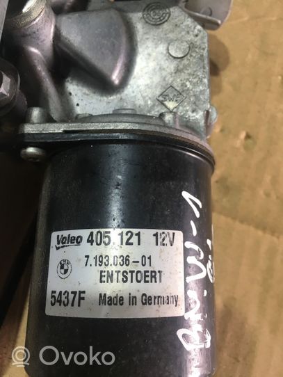 BMW 1 E81 E87 Front wiper linkage and motor 7192963