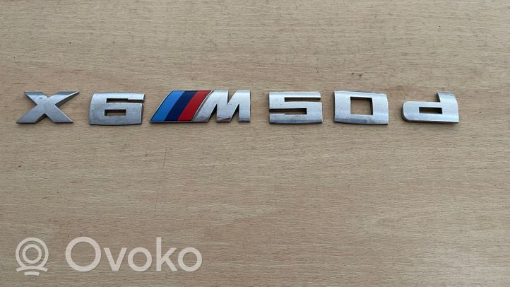 BMW X6 E71 Valmistajan merkki/mallikirjaimet 8055281
