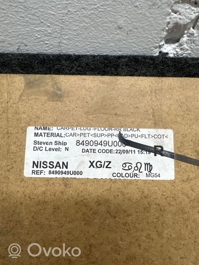 Nissan Note (E11) Doublure de coffre arrière, tapis de sol 8490949U000
