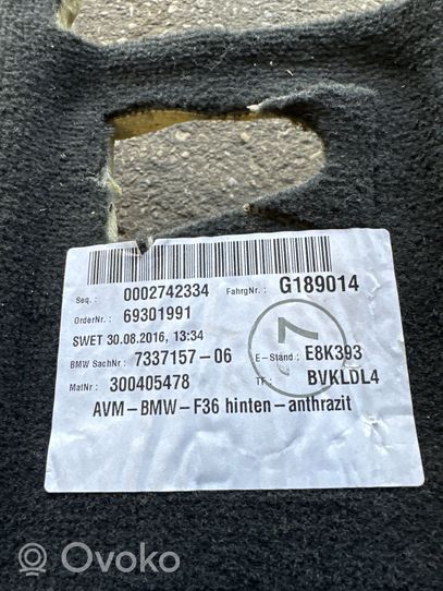 BMW 4 F32 F33 Wykładzina podłogowa tylna 7337157