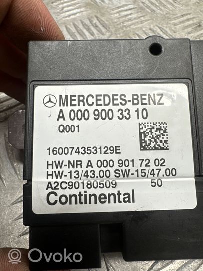 Mercedes-Benz E W213 Fuel injection pump control unit/module A0009003310