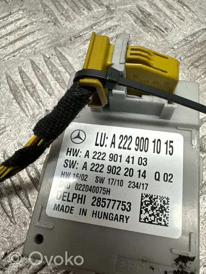 Mercedes-Benz E AMG W213 Muut ohjainlaitteet/moduulit A2229001015