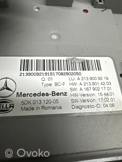 Mercedes-Benz E AMG W213 Moduł / Sterownik komfortu A2139009219