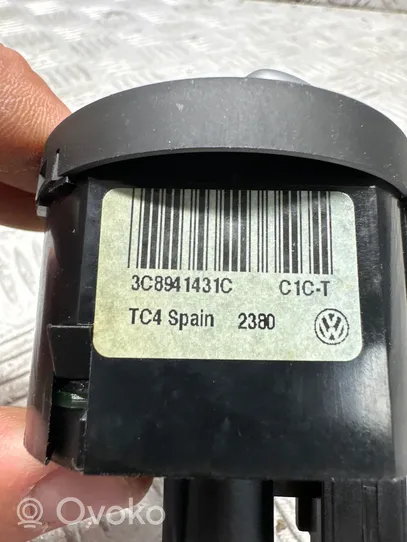 Volkswagen Golf VI Interruptor de luz 3C8941431C