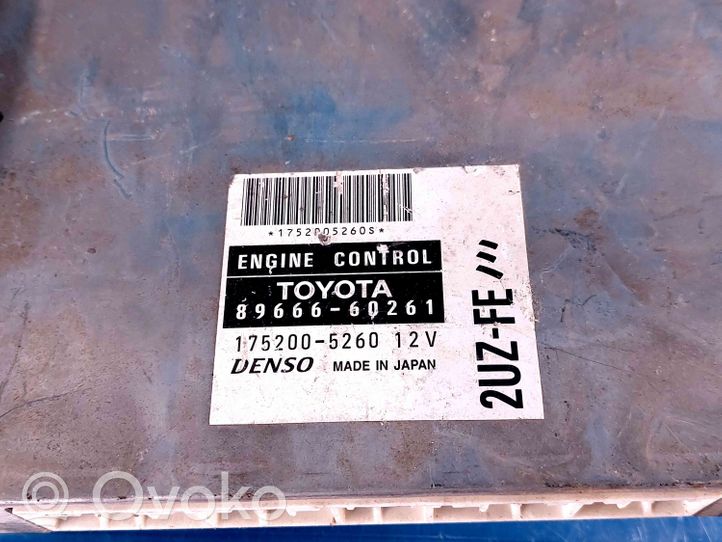 Toyota Land Cruiser (J100) Komputer / Sterownik ECU silnika 8966660261