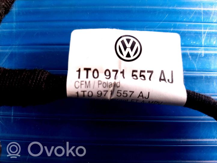 Volkswagen Cross Touran I Wiązka przewodów drzwi przednich 1T0971557AJ