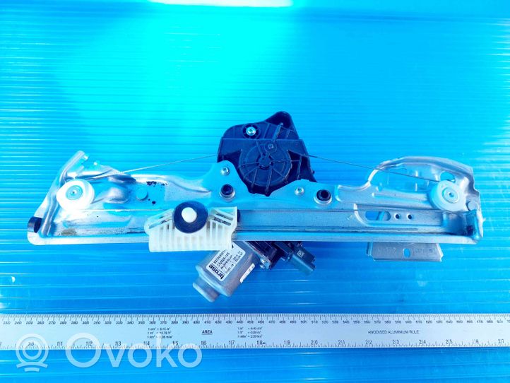 Renault Megane III Rear door window regulator with motor 827209091R