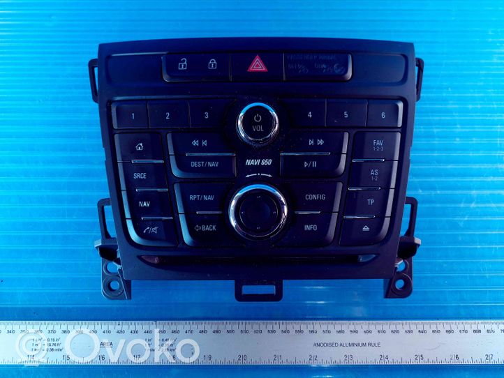 Opel Zafira C Controllo multimediale autoradio 13406661