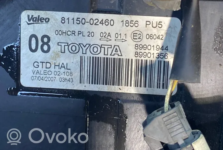 Toyota Auris 150 Etu-/Ajovalo 8115002460