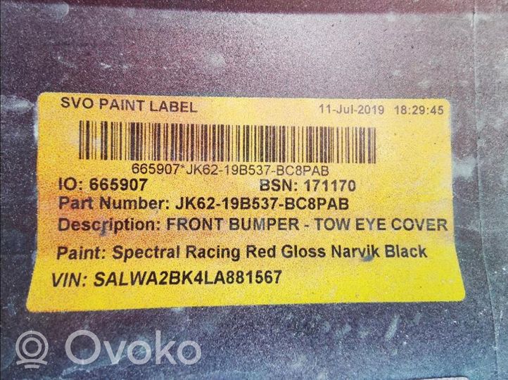 Land Rover Range Rover Sport L494 Takapuskurin alaosan lista JK6219B537BC