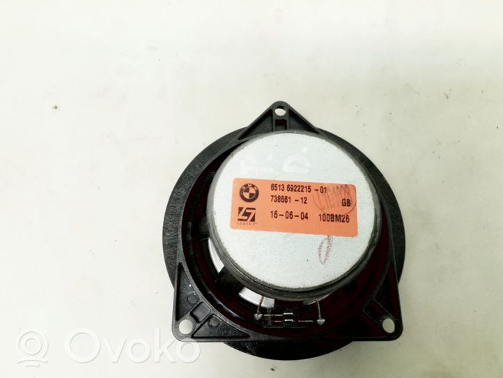 BMW 6 E63 E64 Haut-parleur de porte avant 6951669